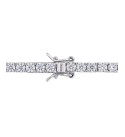 Lab-Created Moissanite Tennis Bracelet (5-1/10 ct. ) in Sterling Silver