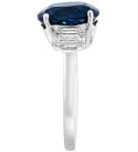 London Blue Topaz (4-1/6 ct. ) & Diamond (1/4 ct. ) in 14k White Gold