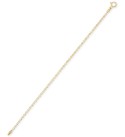 Children's Polished Valentino Link Bracelet in 14k Gold