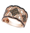 Diamond Vintage-Inspired Ring in 14k Rose Gold (1-1/3 ct. )