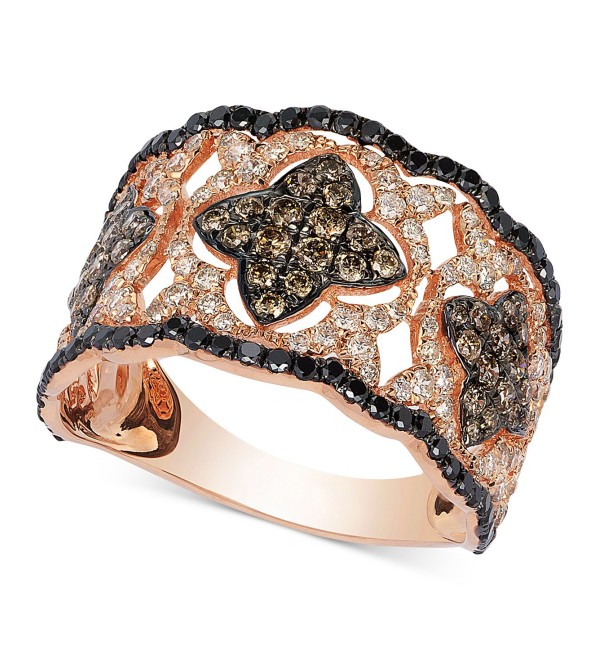 Diamond Vintage-Inspired Ring in 14k Rose Gold (1-1/3 ct. )