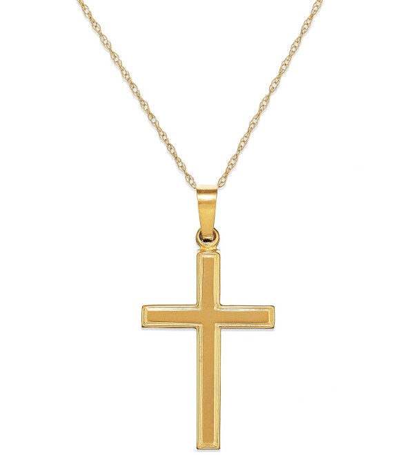 Cross Pendant Necklace 18