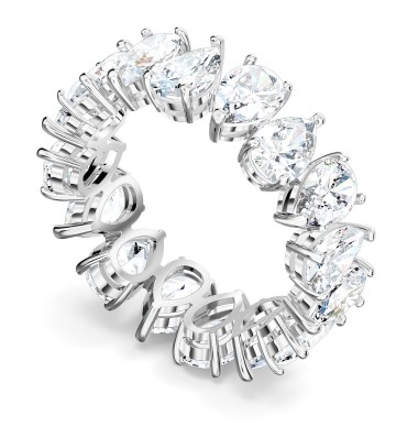 Silver-Tone Round Cr...