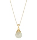 Floating Crushed Opal (1/2 ct. ) Drop Necklace in 14k Yellow Gold