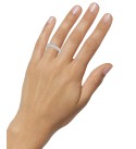 Diamond Double Row Band (1 ct. ) in 14k White Gold