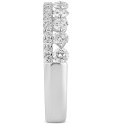 Diamond Double Row Band (1 ct. ) in 14k White Gold