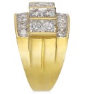 Men's Diamond Elevated Cluster Ring (3 ct. ) in 10k Gold