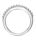 Diamond Three Row Baguette Ring (1/2 ct. ) in 14k White Gold