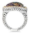 Balissima by Multi-Stone Ring in 18k Yellow Gold and Sterling Silver (3-1/4 ct. )