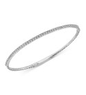 Diamond Skinny Bangle Bracelet (3/4 ct. ) in 14k White Gold