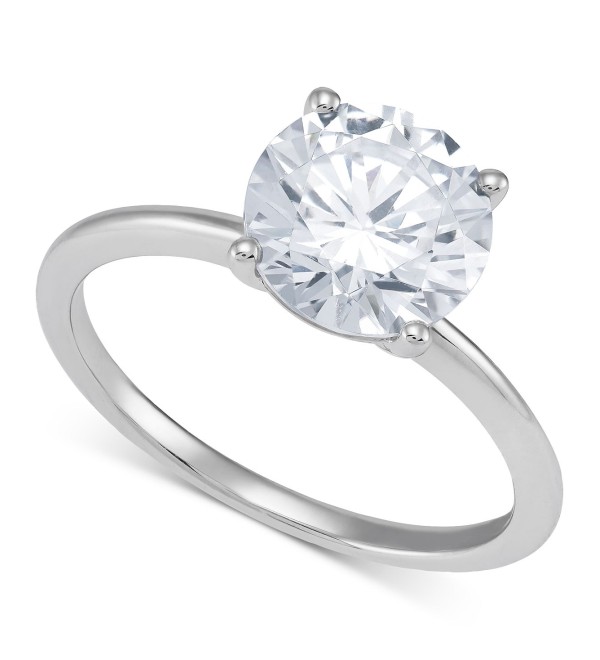 IGI Certified Lab Grown Diamond Solitaire Engagement Ring (2 ct. ) in 14k White Gold