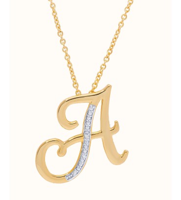 Diamond Accent Initi...