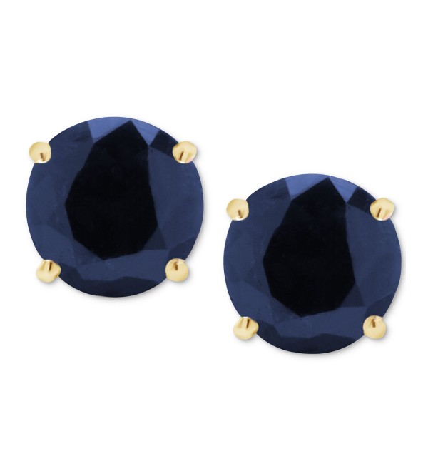 Sapphire Solitaire Stud Earrings (1-1/5 ct. ) in 14k Gold (Also in Emerald & Ruby)