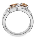 Citrine Multirow Statement Ring (2-1/5 ct. ) in Sterling Silver