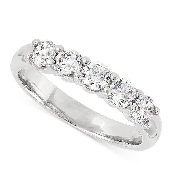 IGI Certified Lab Grown Diamond Band (1 ct. ) in 14k White Gold