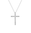 241 WEAR IT BOTH WAYS Diamond Cross Pendant Necklace (1/2 ct. ) in 14k White Or Yellow Gold