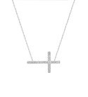 241 WEAR IT BOTH WAYS Diamond Cross Pendant Necklace (1/2 ct. ) in 14k White Or Yellow Gold