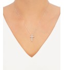 241 WEAR IT BOTH WAYS Diamond Cross Pendant Necklace (1/2 ct. ) in 14k White Or Yellow Gold