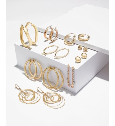 Double Hoop Earrings...