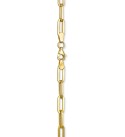 Paperclip Link Bracelet in 14k Gold