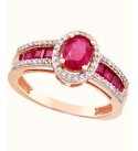 Ruby (1-3/4 ct. ) and Diamond (1/4 ct. ) Ring in 14k Gold