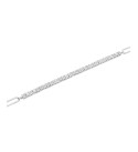 Diamond Paperclip Link Tennis Bracelet (1/4 ct. ) in Sterling Silver  