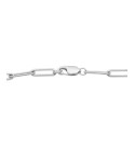 Diamond Paperclip Link Tennis Bracelet (1/4 ct. ) in Sterling Silver  