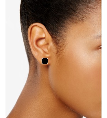 Onyx Cushion Stud Ea...