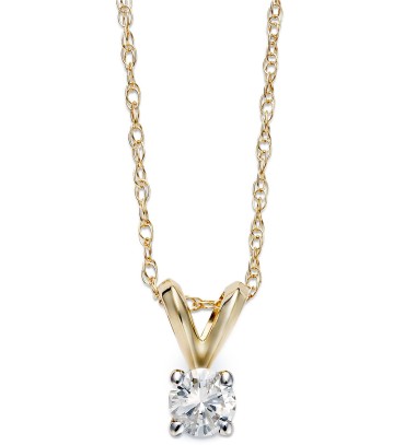 Round-Cut Diamond Pe...