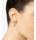 Citrine (3 ct. t.w.) & Diamond Accent Drop Earrings in 14k Gold