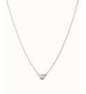 Diamond Bezel-Set Adjustable Pendant Necklace (1/6 ct. ) in 14k White Gold