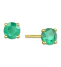 Emerald Stud Earrings (3/4 ct. ) in 14k Gold