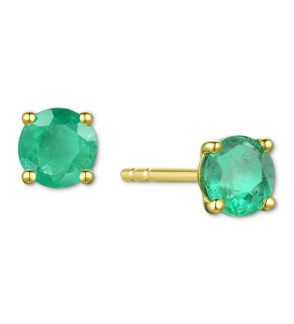 Emerald Stud Earrings (3/4 ct. ) in 14k Gold