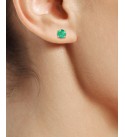 Emerald Stud Earrings (3/4 ct. ) in 14k Gold