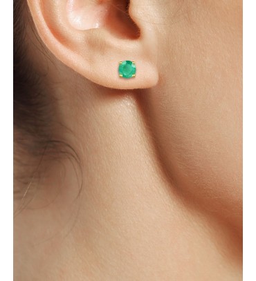 Emerald Stud Earring...
