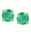 Emerald Stud Earrings (3/4 ct. ) in 14k Gold